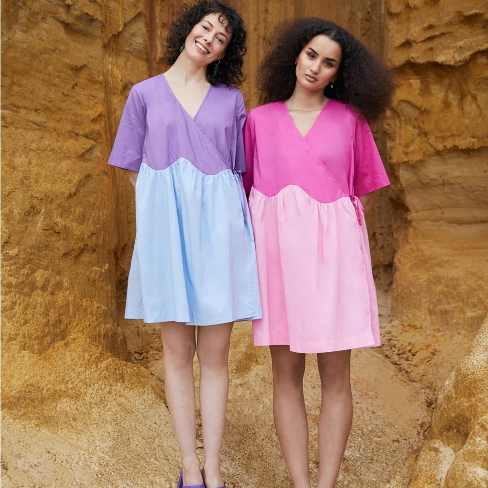 Gorman Pink Side Tie Dress